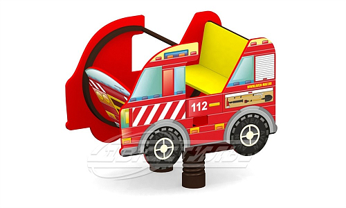 Качалка на пружинах МК-21/2 Пожарная машина